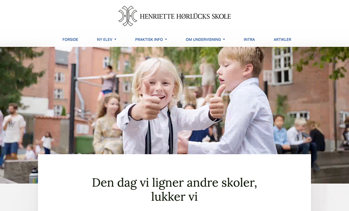 Billede af skolebygning